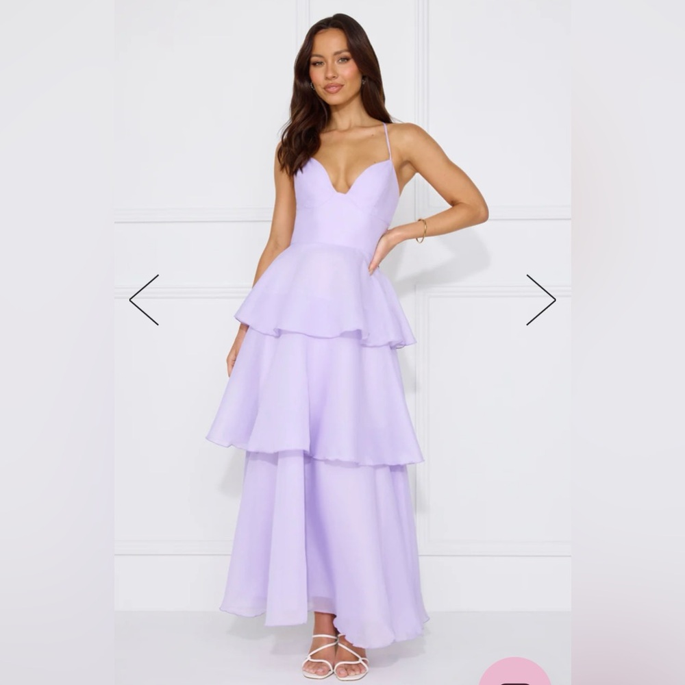 Lilac tiered dress worn once!